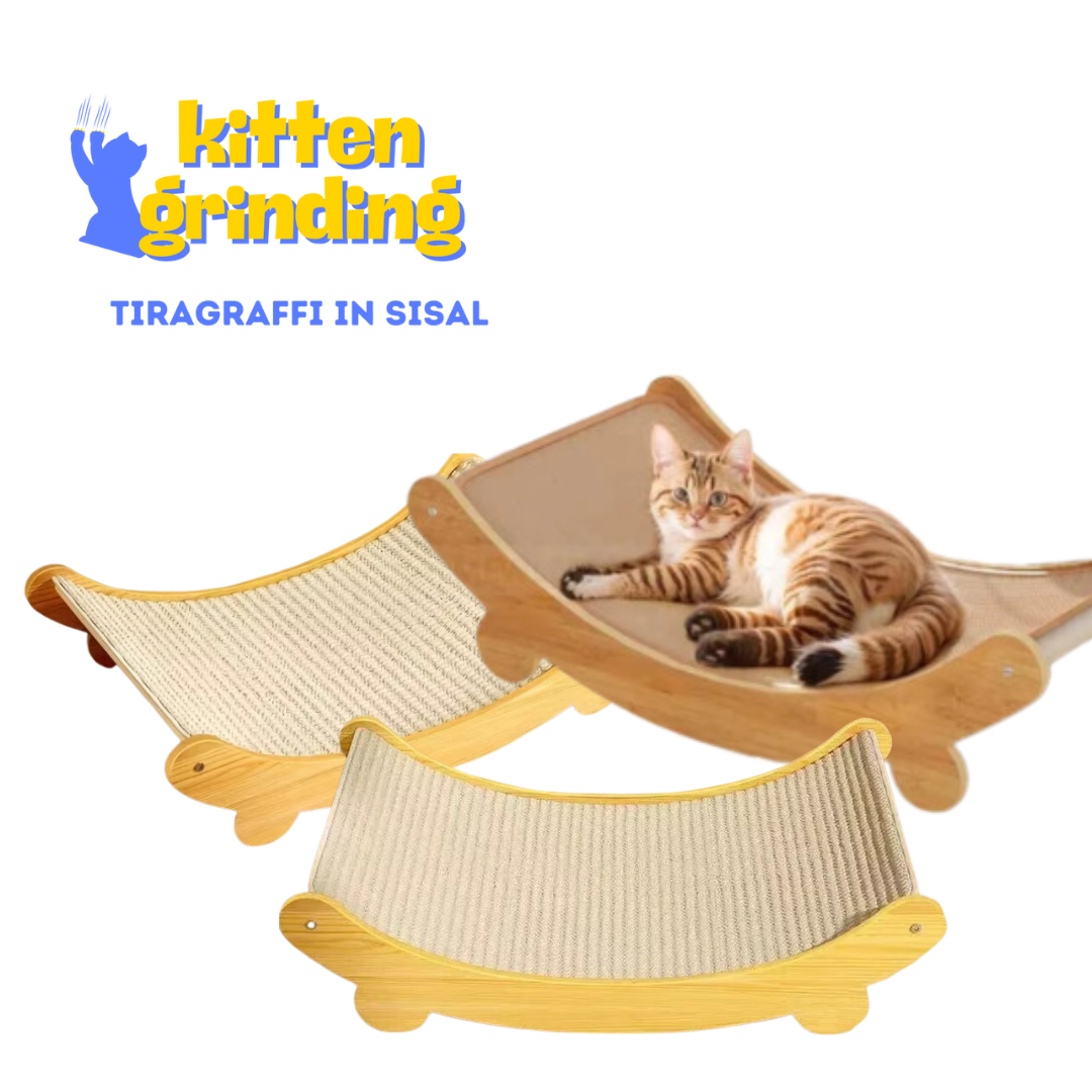 Kitten Grinding Sisal Scratching Post