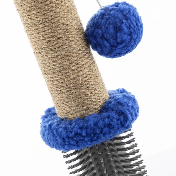 SCRATCHING POST-MASSAGER WITH BALL FOR CATS