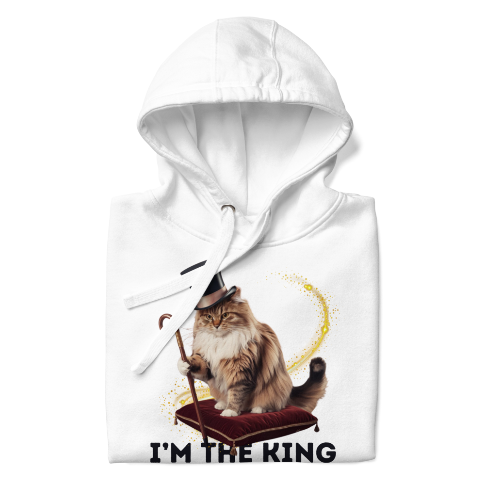 Felpa con cappuccio I'm The King unisex