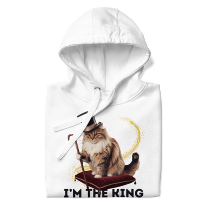 Felpa con cappuccio I'm The King unisex