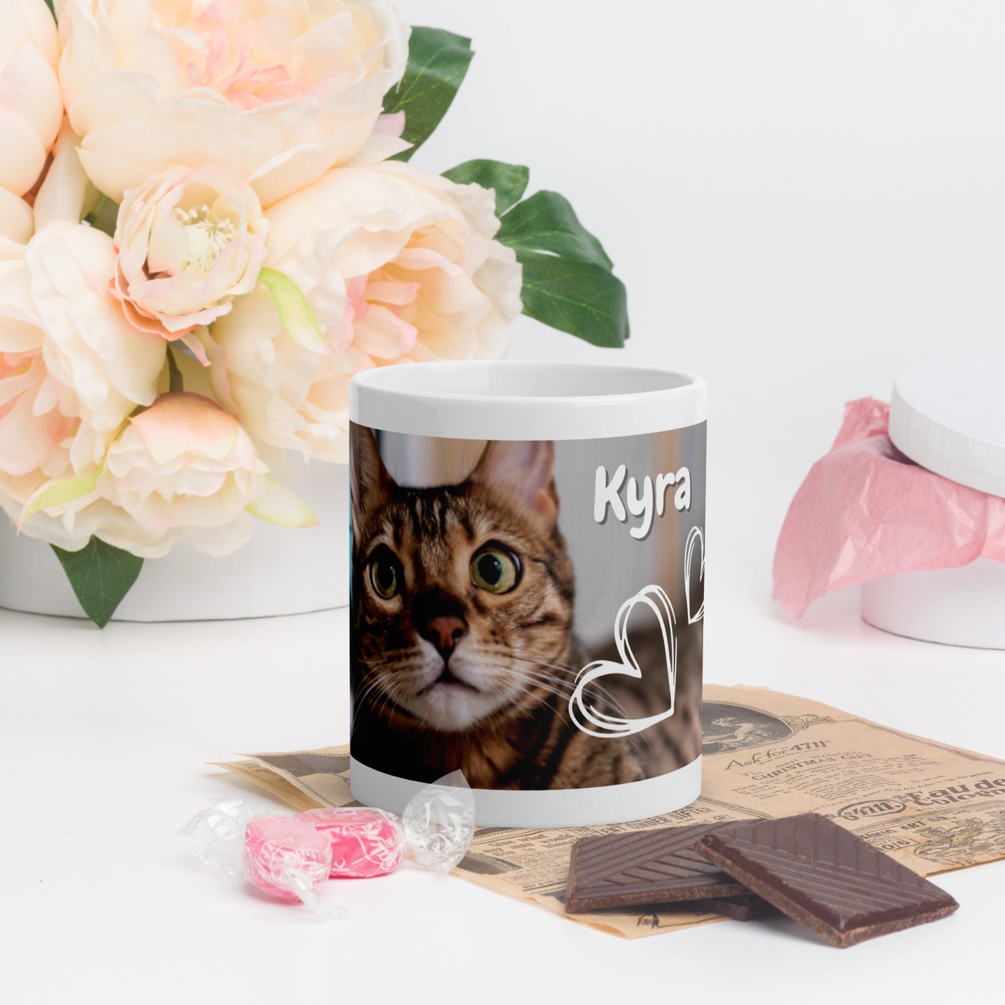 Tazza personalizzata con foto del tuo gatto